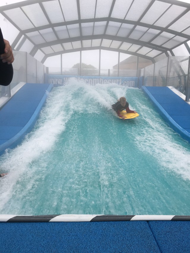 Riding on the Woolacombe Wave