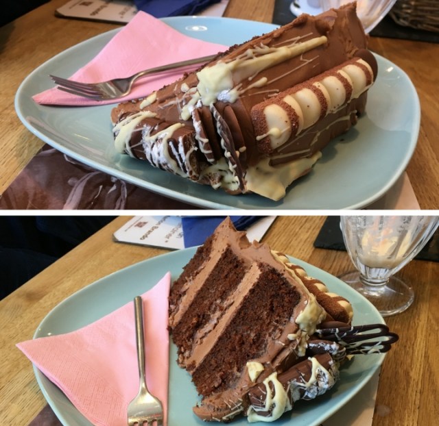 Chocolate Bueno Tower Cake from Tea on the Green