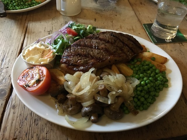 Steak from the Chichester Arms