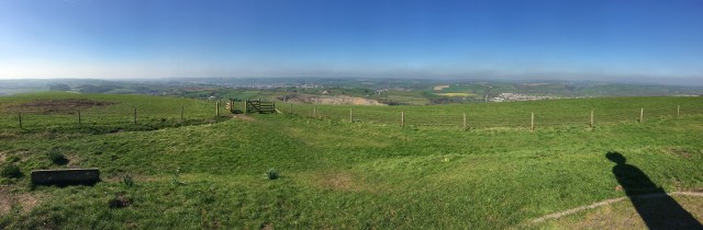 Panorama from the top of Codden Hill