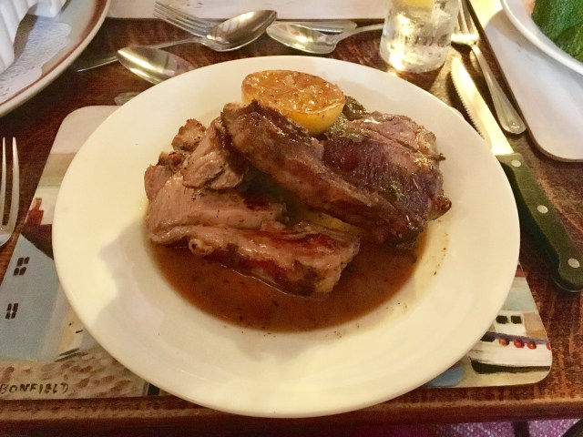 Lamb chops from The New Inn Goodleigh