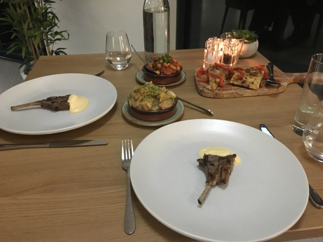 Lamb cutlets and tapas dishes from The Taw Restaurant