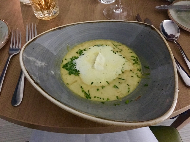 Smoked haddock chowder from The Taw Restaurant
