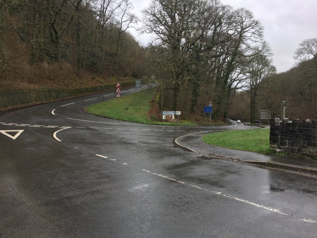 Huntspill Bridge car park right hand side