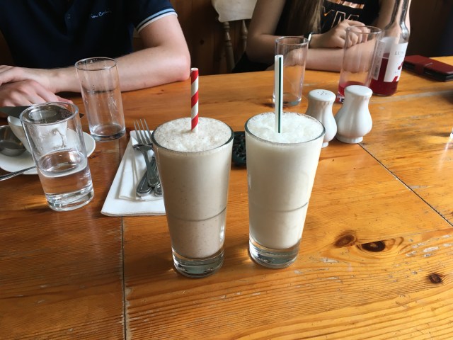 Milkshakes from The Corn Dolly South Molton