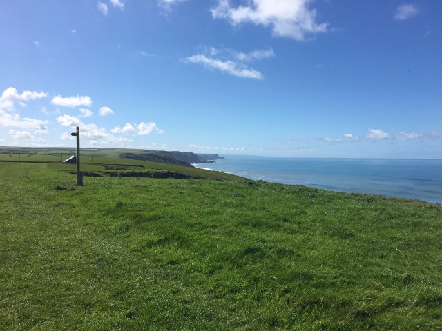 South West Coast Path near Hartland Quay