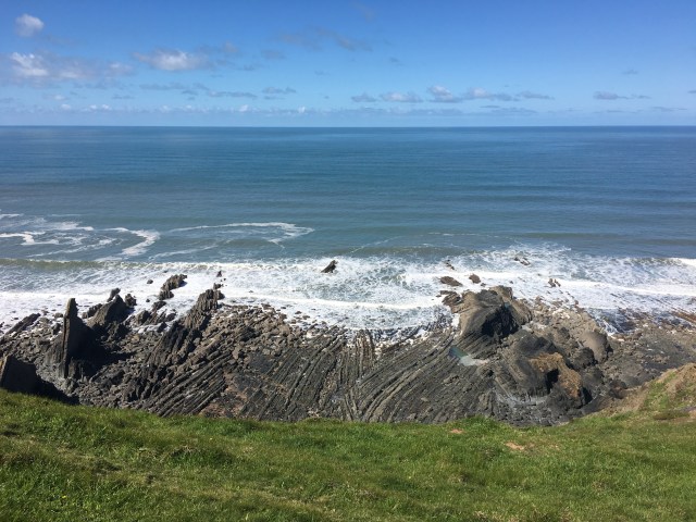 Rock formations on Hartland Walk