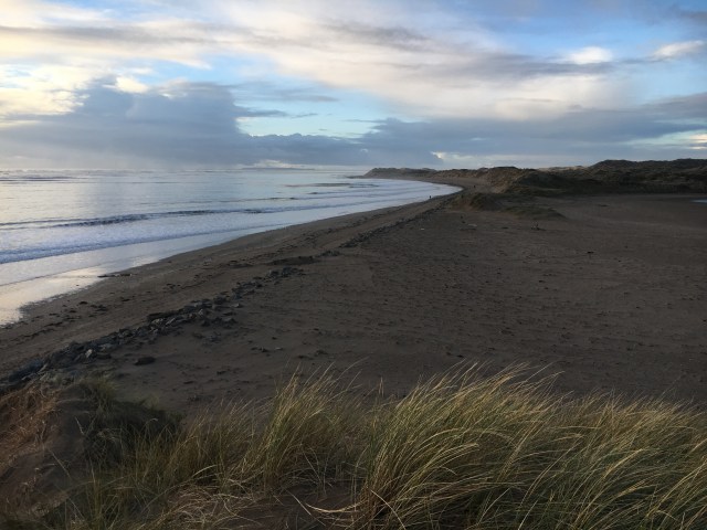 View from the top of a dune around Crow Point