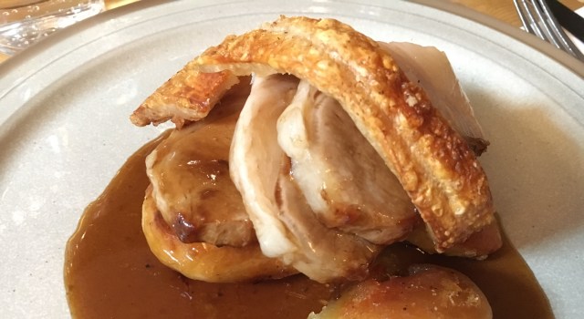 Pork crackling from the Pyne Arms