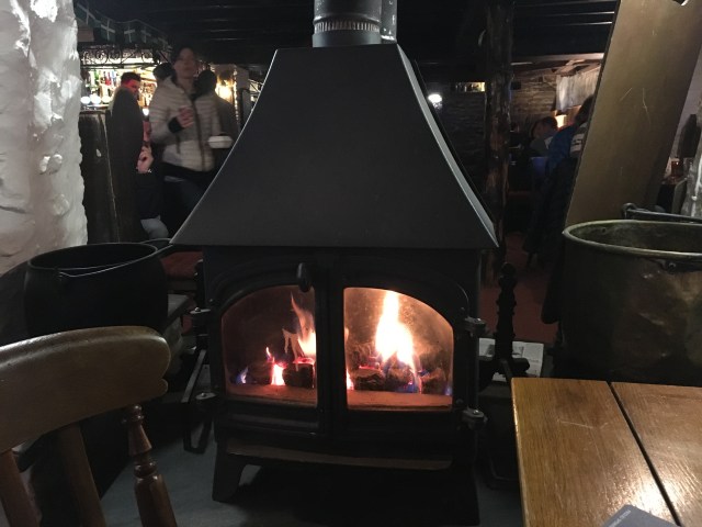 Fireplace in The Thatch Croyde