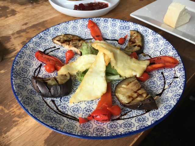 Fried halloumi from Lilico’s tapas bar