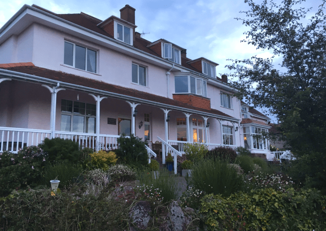 Verandah of the Dunkery Beacon Country House Hotel